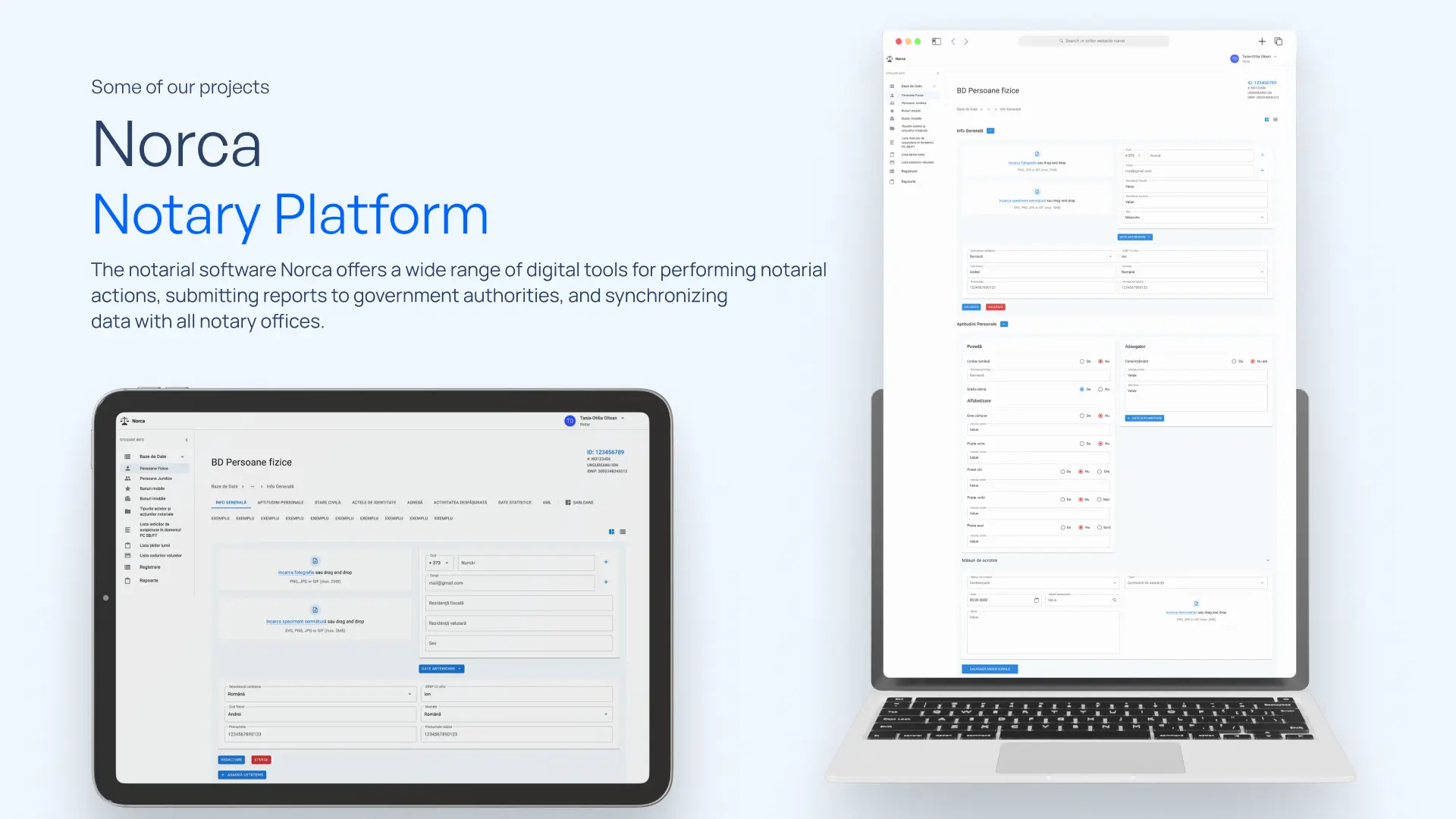 Norca Platform Portfolio