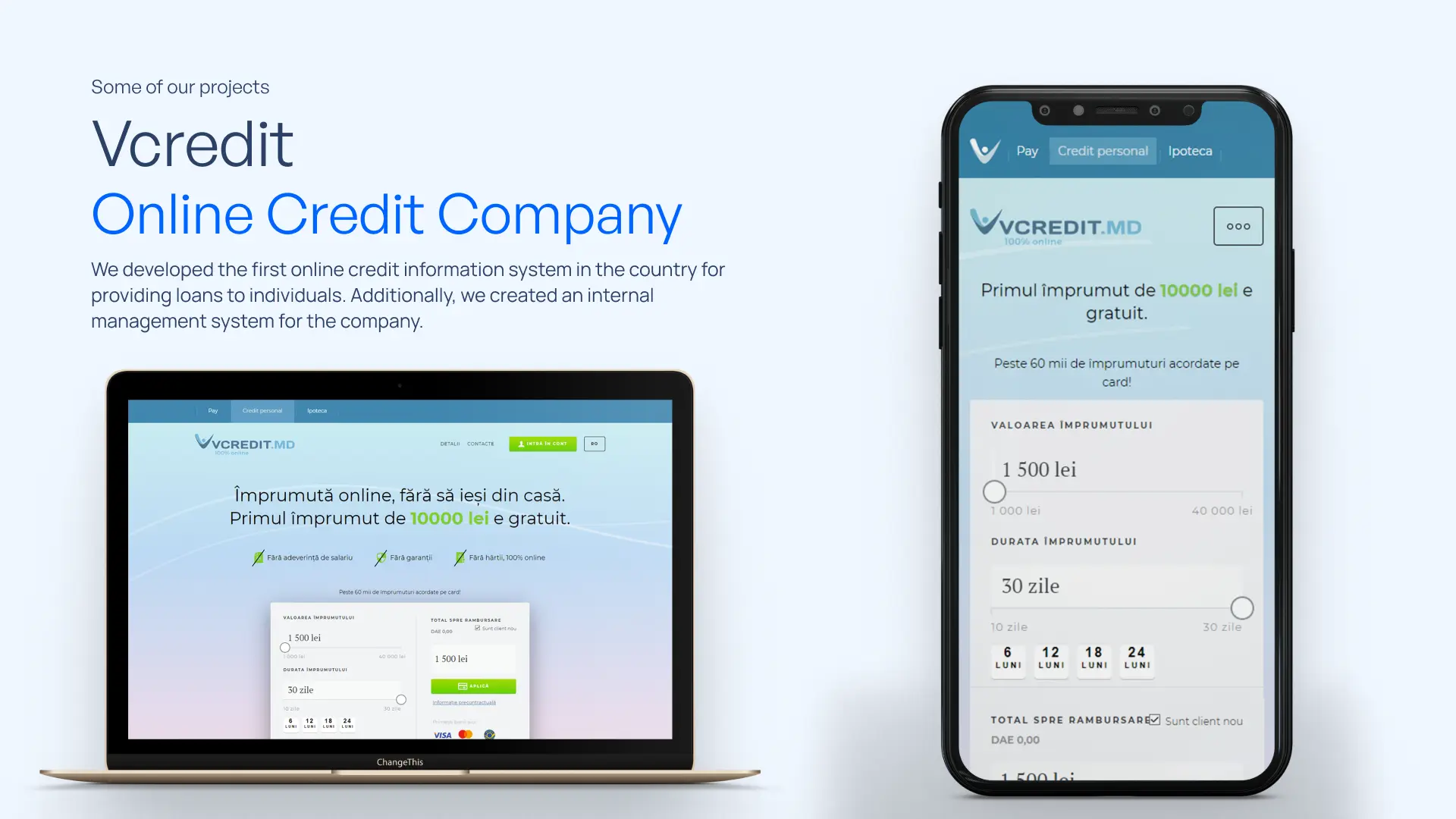 Learn More about VCredit online platform
